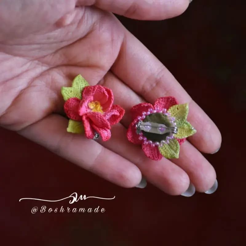 سنجاق سینه کاملیا کد 0236 — تصویر ۱۱