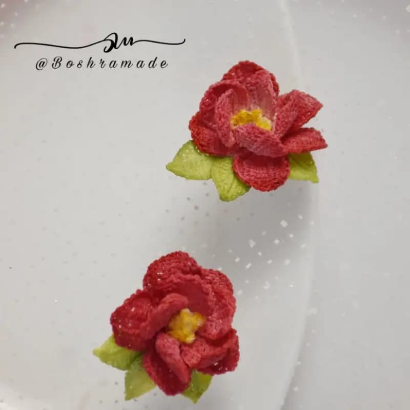 سنجاق سینه کاملیا کد 0236 — تصویر ۶