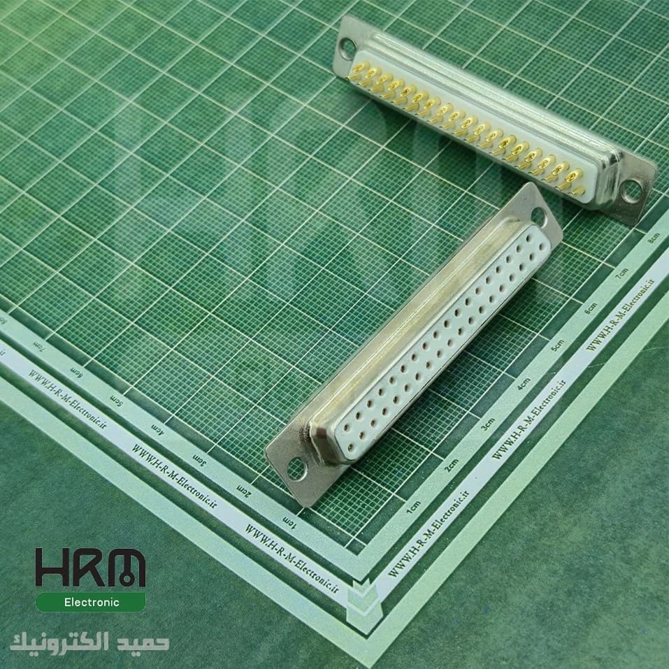 کانکتور DB37 مادگی سرکابلی صنعتی 37 پین