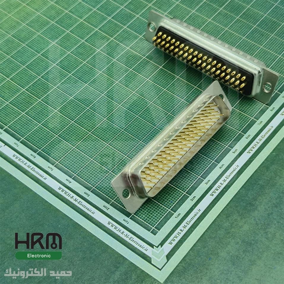 کانکتور DB78 مادگی سرکابلی صنعتی 78 پین 4 ردیفه — تصویر ۳