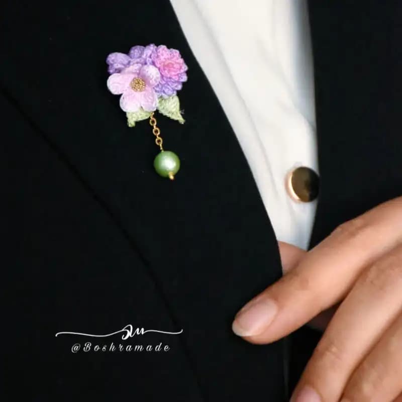 گل سینه نیلوفر صحرایی کد 787