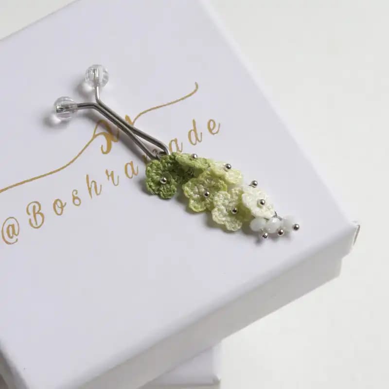 گیره روسری گل ریز کد 80257