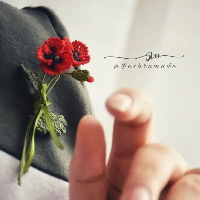 گل سینه شقایق کد 2485 — تصویر ۱۱