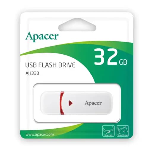 فلش مموری اپیسر مدل APACER AH333 ظرفیت 32 گیگابایت گارانتی متین — تصویر ۳