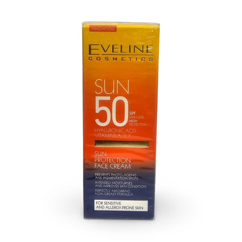 کرم ضد آفتاب صورت اولاین SPF 50 حجم 50 میل