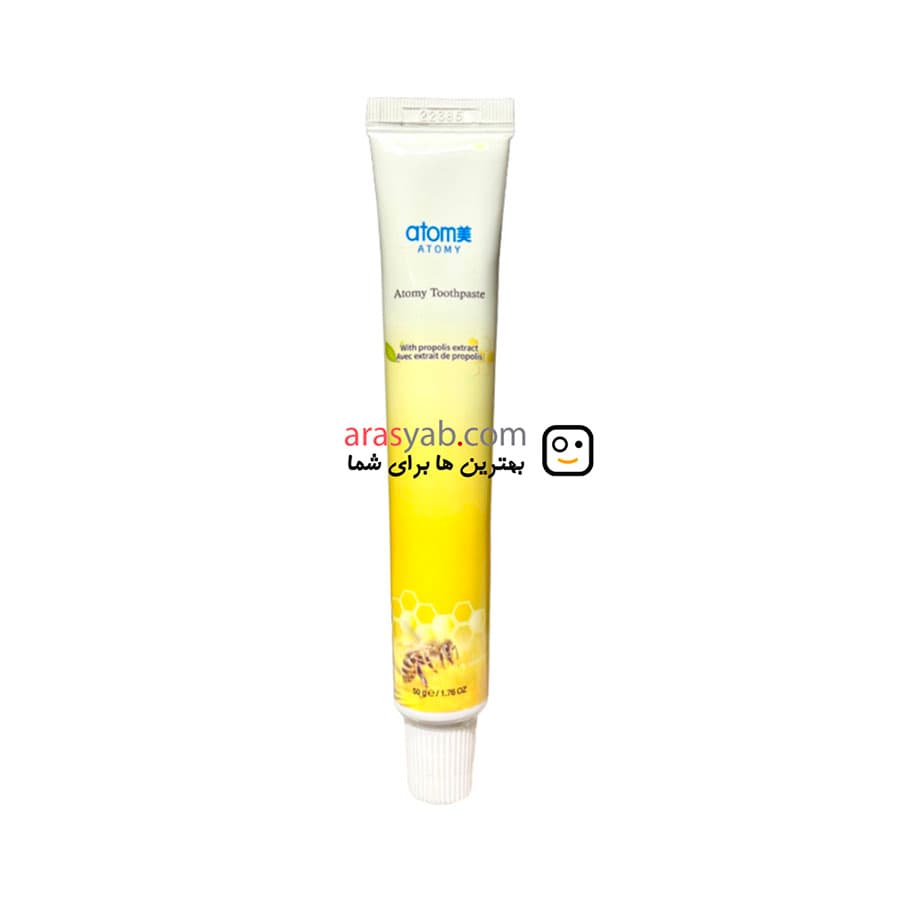 خمیردندان کره ای اتمی Atomy حاوی عصاره بره موم وزن 50 گرم