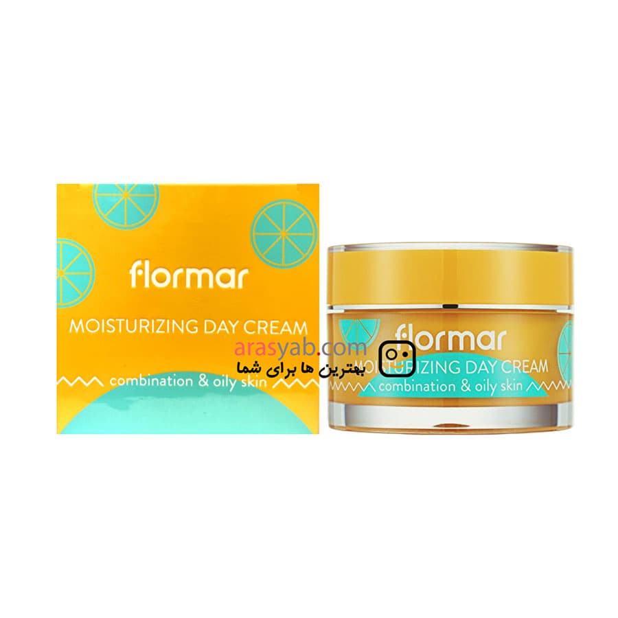 کرم مرطوب کننده فلورمار Flormar مناسب پوست چرب و مختلط حجم ۵۰ میل — تصویر ۲