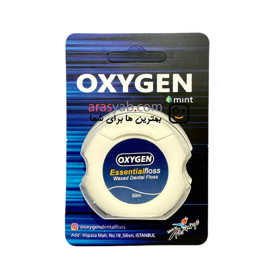 نخ دندان اکسیژن Oxygen مدل mint نعنایی طول 50 متر