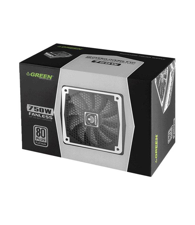 منبع تغذیه ماژولار گرین مدل GP750B-OC Plus با توان 750 وات