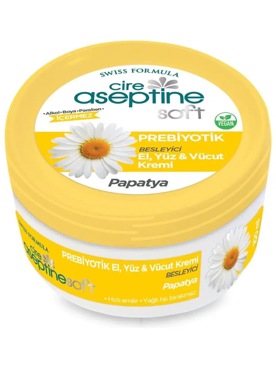 کرم تغذیه کننده آسپتین cire aseptine پری بیوتیک prebiyotik حاوی عصاره بابونه حجم 300 میل — تصویر ۵