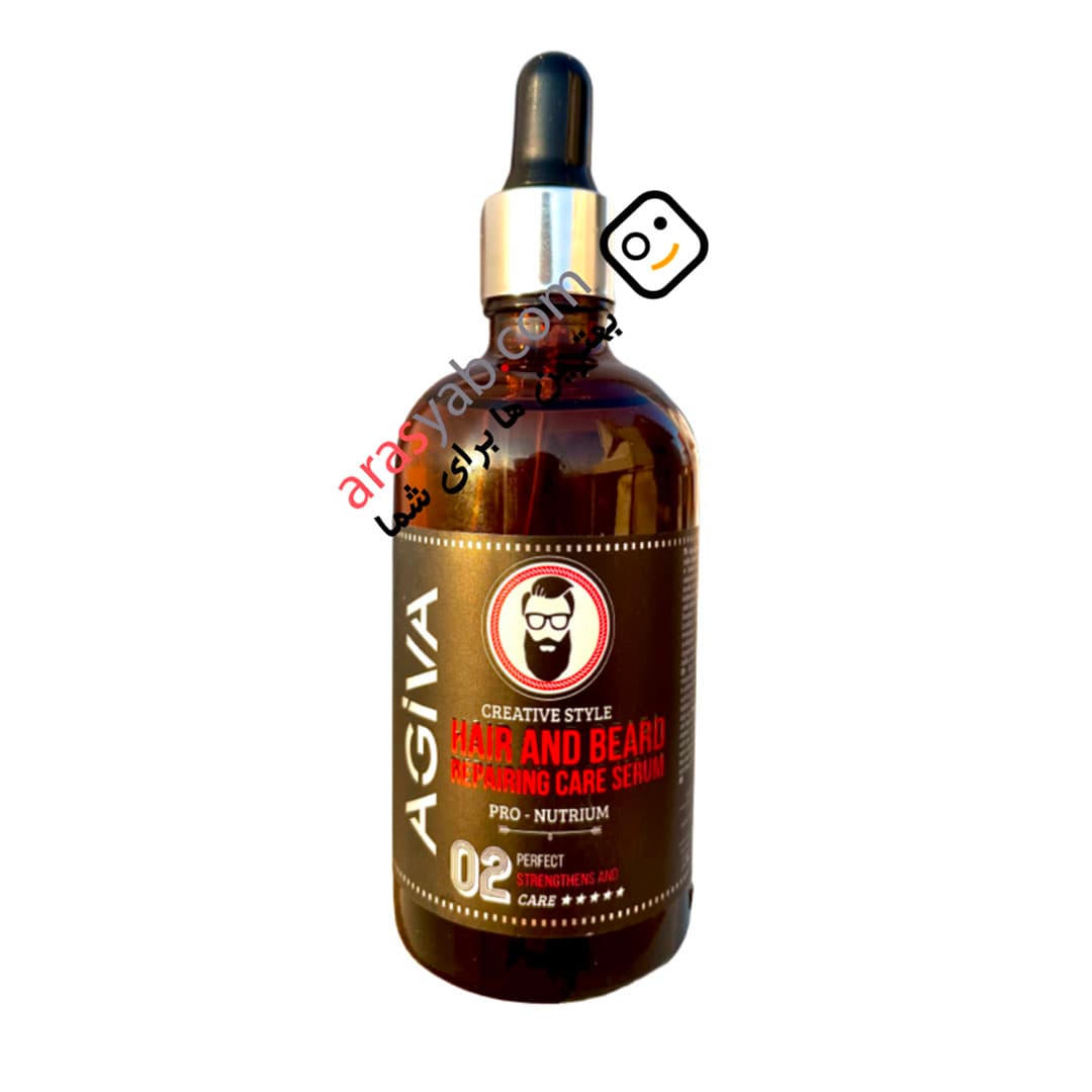 سرم تقویت کننده ریش آگیوا سری pro nutrinum مدل perfect 02 حجم ۱۰۰ میل
