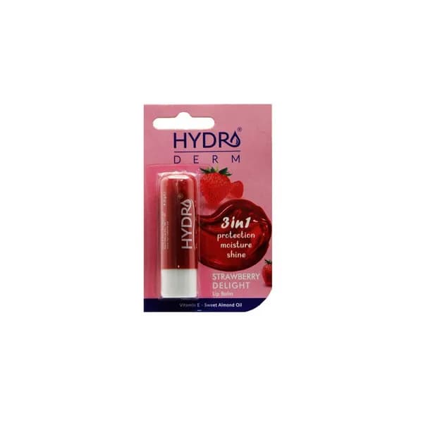 بالم لب رطوبت رسان با طعم توت فرنگی هیدرودرم 4.5 گرم Hydroderm