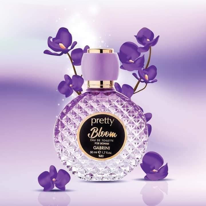 ادکلن زنانه گابرینی Gabrini مدل Pretty Bloom با رایحه ملایم و خنک حجم ۵۰ میل — تصویر ۷