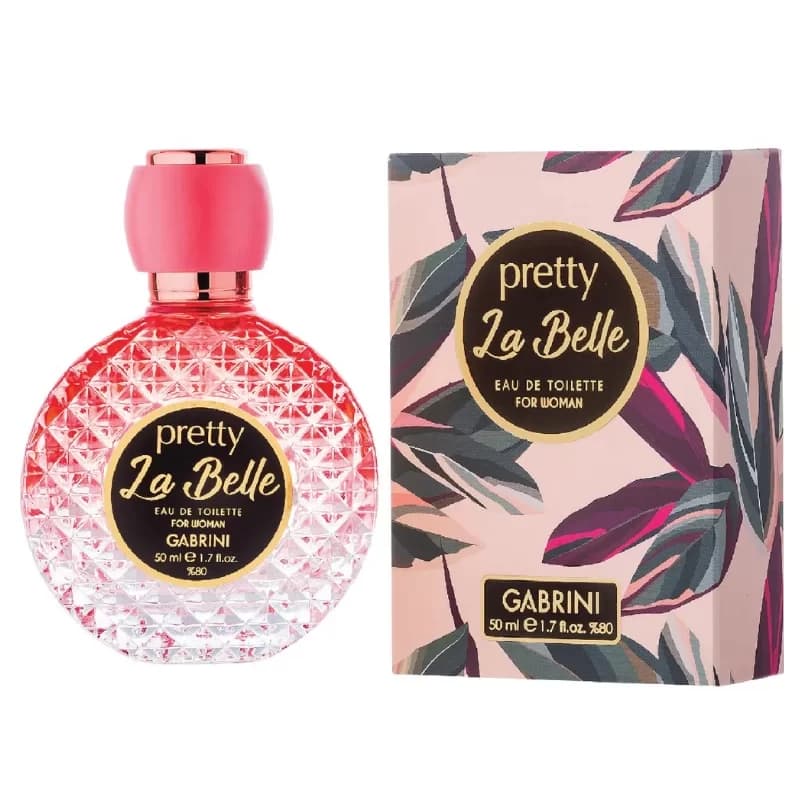ادکلن زنانه گابرینی مدل Pretty La Belle با رایحه گرم و شیرین حجم ۵۰ میل — تصویر ۵