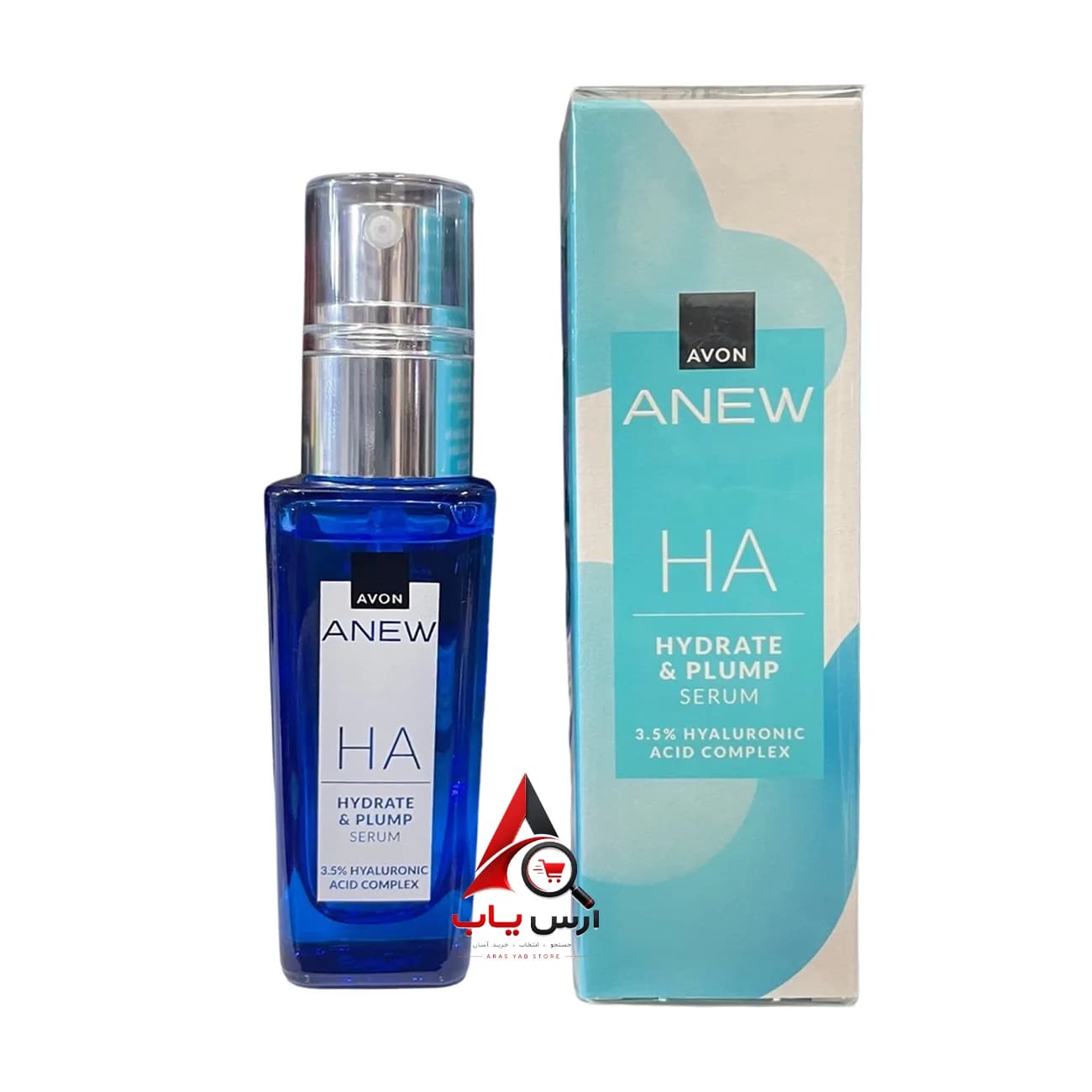 سرم آبرسان و حجم دهنده صورت آون AVON سری Anew حاوی 3.5% کمپلکس هیالورونیک اسید حجم ۳۰ میل
