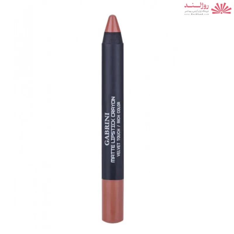 رژلب مدادی شماره 05 گابرینی مدل VELVET TOUCH ایجاد جلوه مات و ماندگاری ۱۲ ساعته — تصویر ۶