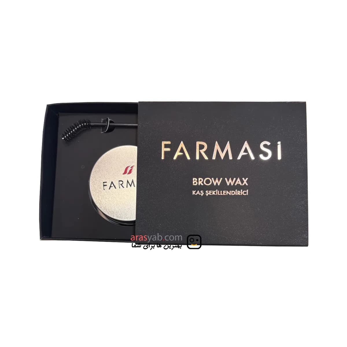 واکس ابروی ضد آب فارماسی farmasi اصل حاوی روغن بادام حجم ۵۰ میل