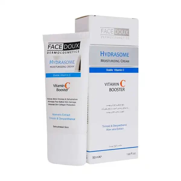 کرم مرطوب کننده هیدرازوم حاوی ویتامین C فیس دوکس 50 میلی لیتر Face Doux