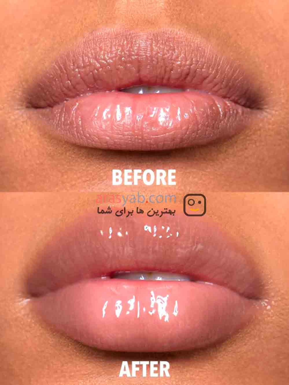 برق لب گابرینی GABRINI ابریشمی و نرم کننده لب با رایحه توت فرنگی حجم ۴ میل — تصویر ۷