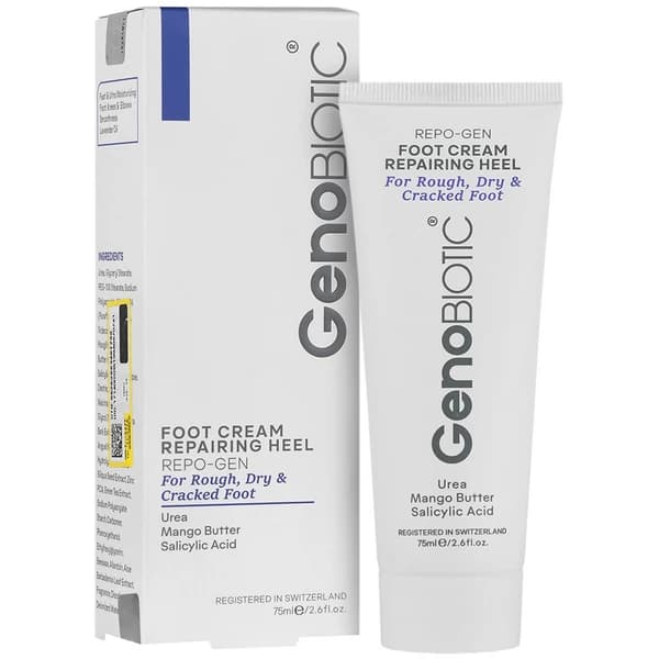 کرم رفع ترک پا ژنوبایوتیک 75 میلی لیتر GenoBiotic — تصویر ۲