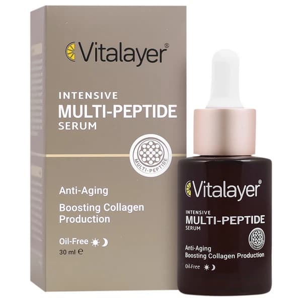 سرم ضد چروک مولتی پپتاید ویتالیر 30 میلی‌لیتر Vitalayer — تصویر ۲
