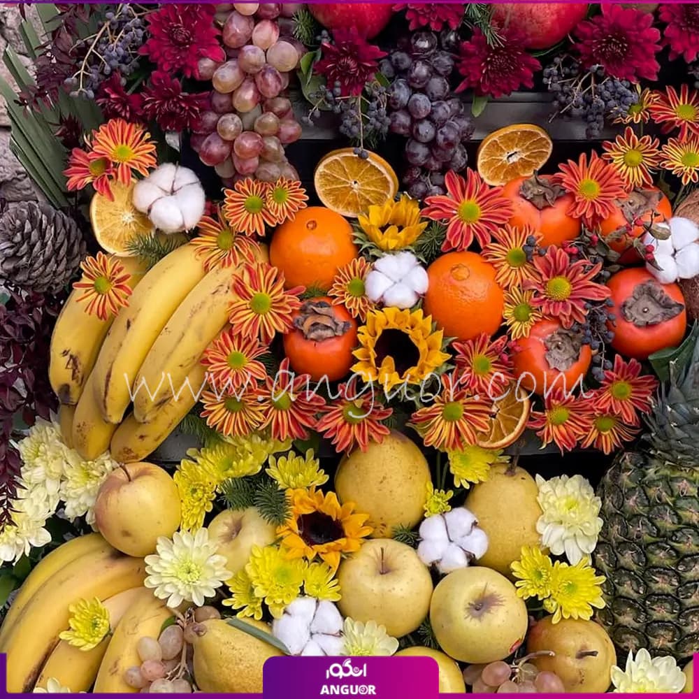 باکس گل و میوه یلدای رویایی — تصویر ۳