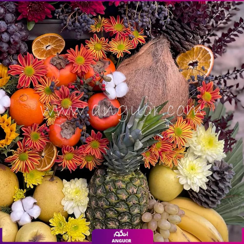 باکس گل و میوه یلدای رویایی — تصویر ۴