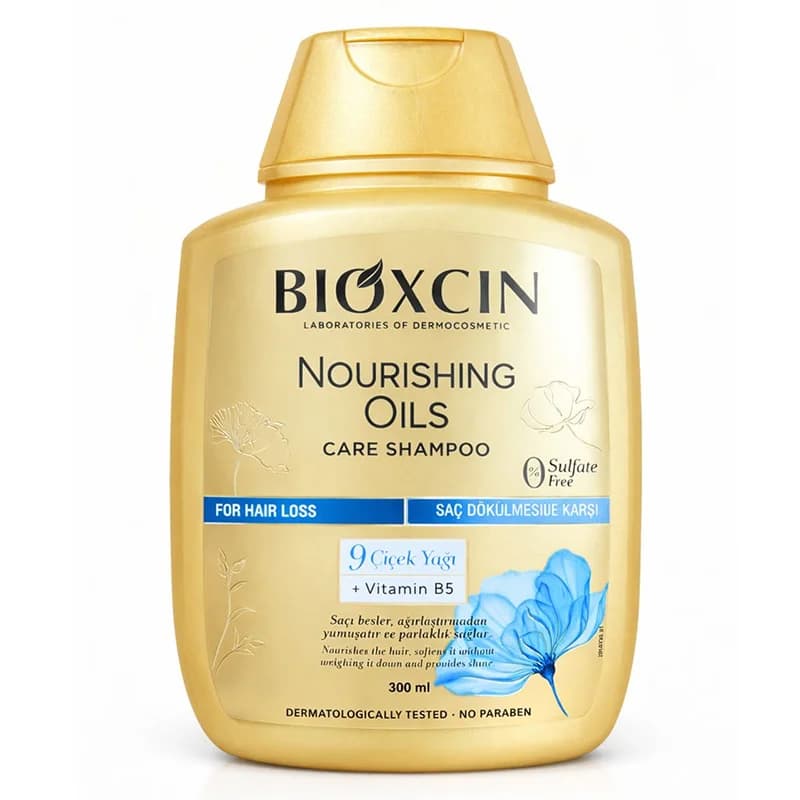 شامپو تقویت کننده و ترمیم کننده مو بیوکسین مدل Nourishing Oils Care