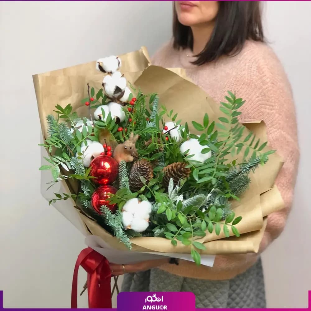 دسته گل کریسمس سال نو(سال نو میلادی)