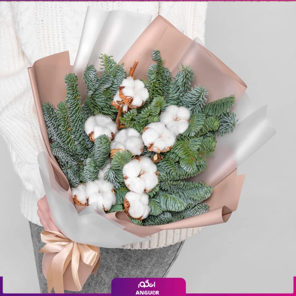 دسته گل کریسمس جهان‌برفی (سال نو میلادی)