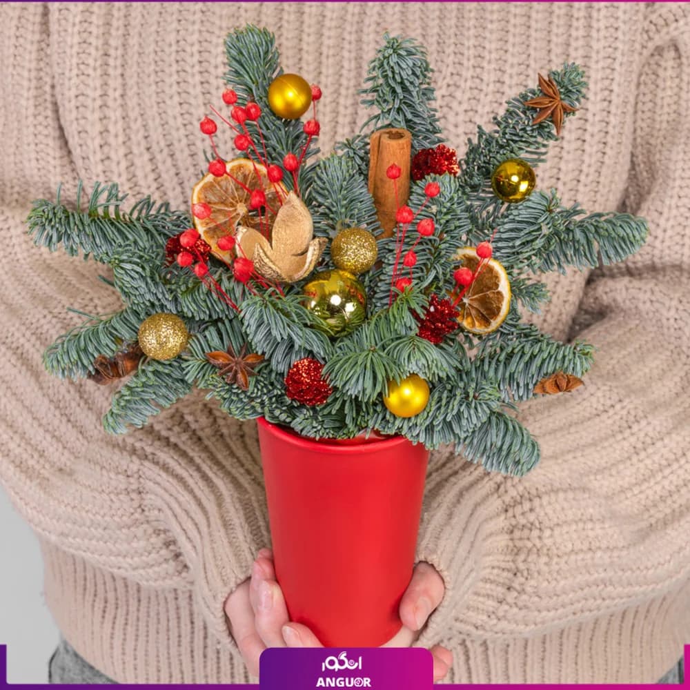 باکس کریسمسی تم نارنجی (سال نو میلادی)
