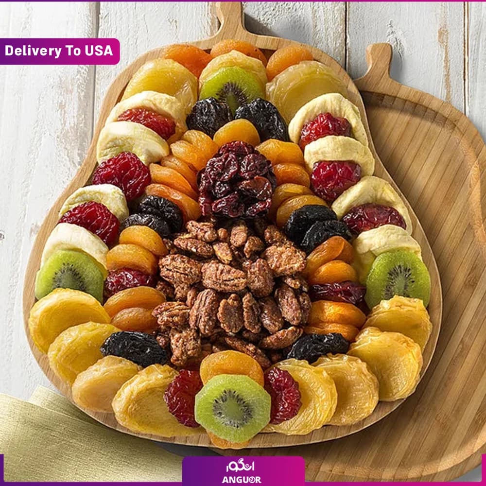 جشنی شیرین با سینی میوه (تحویل در امریکا) — تصویر ۲