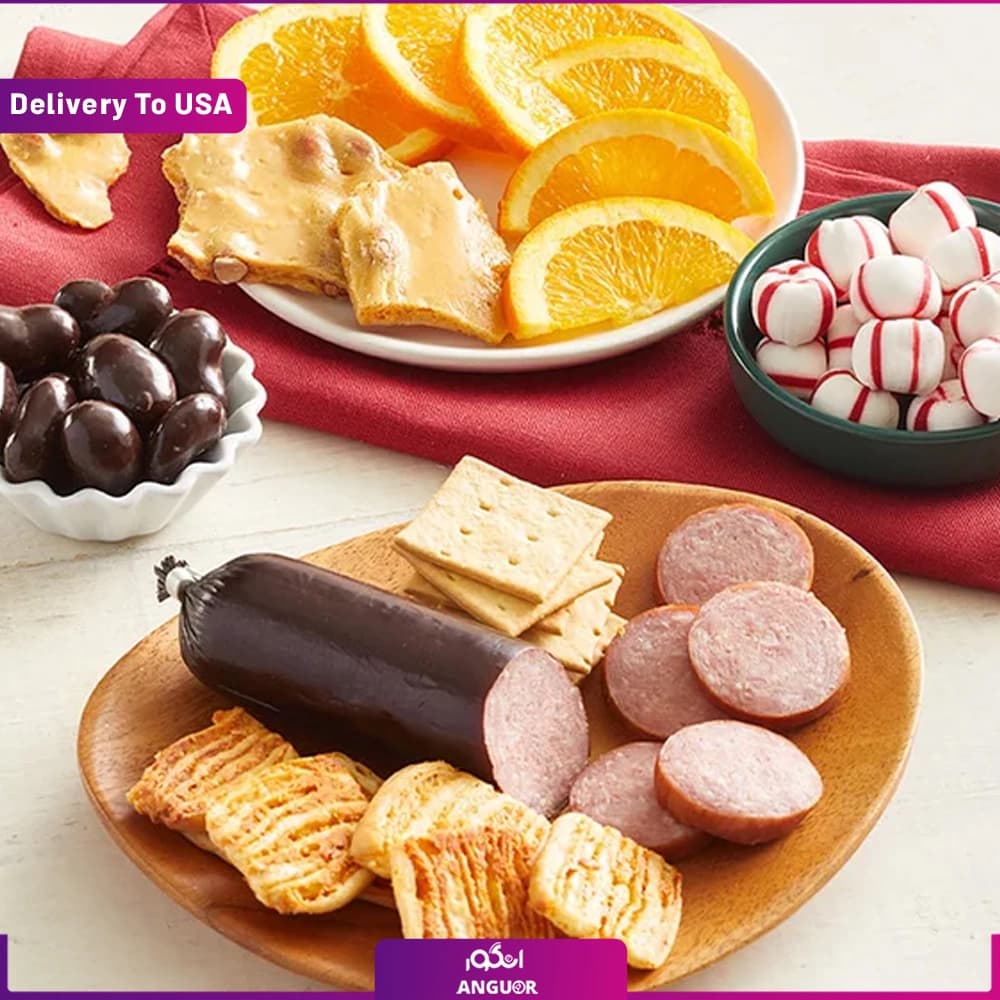 سبد هدیه کریسمس شیرین (تحویل در امریکا) — تصویر ۳