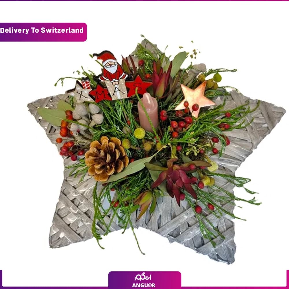 باکس گل ستاره زمستانی (تحویل در سوئیس)