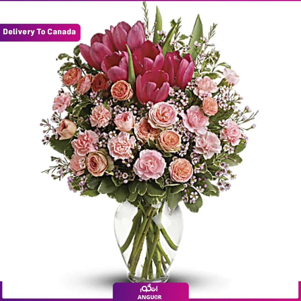 دسته گل پر از عشق (ارسال گل به کانادا)