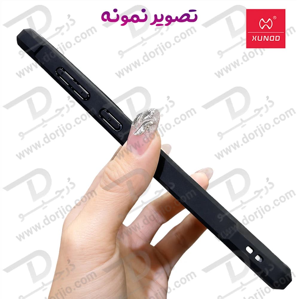 گارد شفاف رینگ استند 360 درجه مگ‌سیف Galaxy S23 Ultra مارک XUNDD سری Beatle Rotatable — تصویر ۶