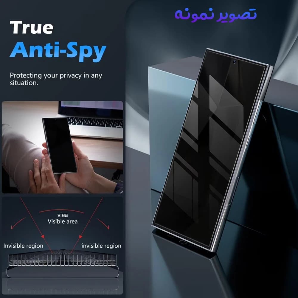 گلس حریم شخصی Galaxy S24 Ultra مارک Monkey — تصویر ۹