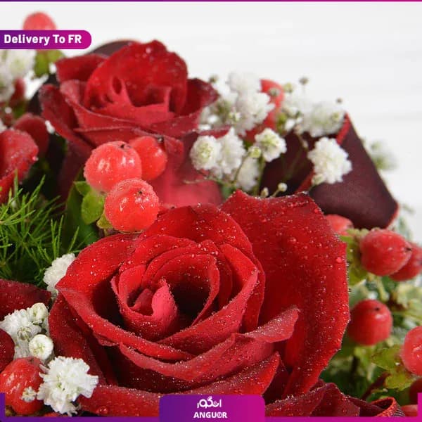 دسته گل لحظه عاشقانه (تحویل در فرانسه) — تصویر ۴