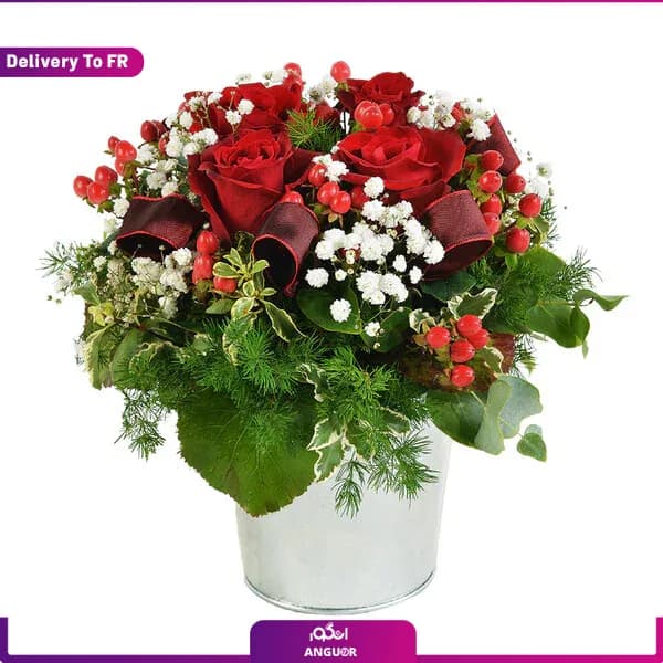 دسته گل لحظه عاشقانه (تحویل در فرانسه)