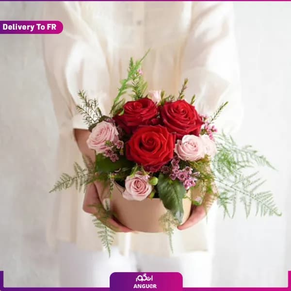 باکس گل بهار قلب ها (تحویل در فرانسه) — تصویر ۳