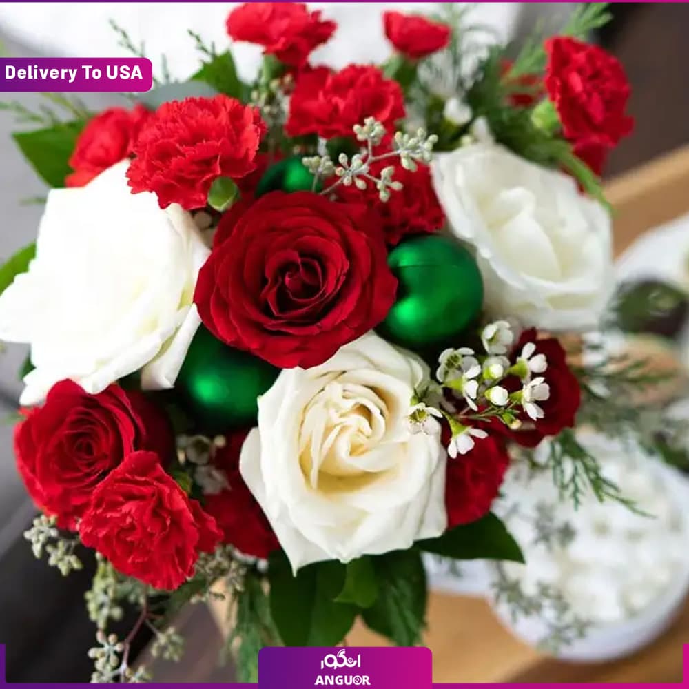 دسته گل کریسمس Holiday (تحویل در امریکا) — تصویر ۳