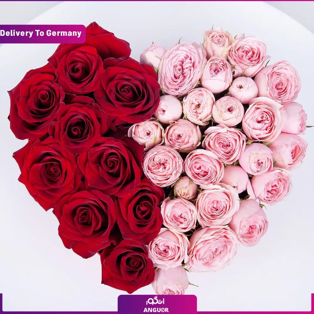 باکس گل قلب من (تحویل در آلمان)