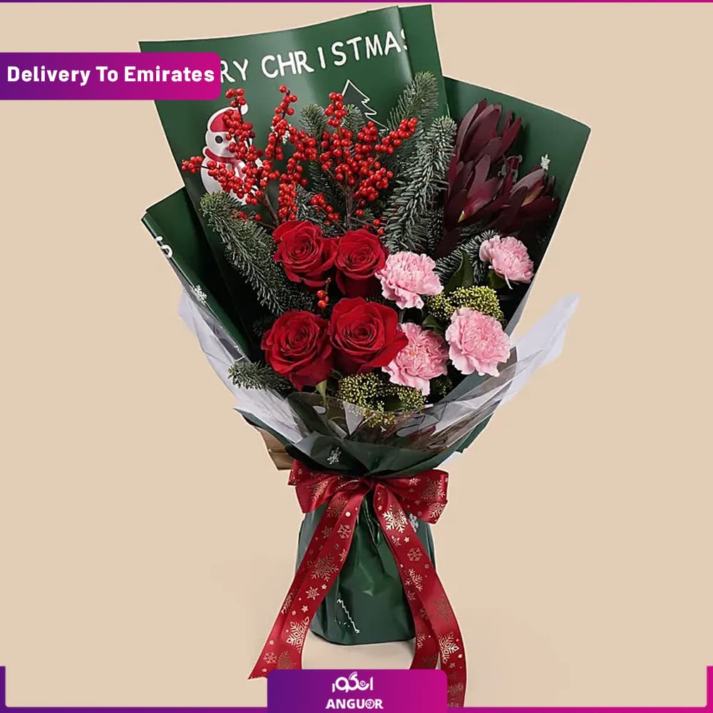 دسته گل کریسمس (تحویل در امارات)
