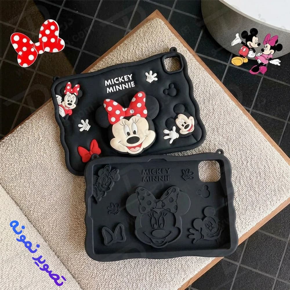 قاب سیلیکونی فانتزی تبلت Samsung A8 10.5 ( X205 ) طرح مینی‌ و‌ میکی‌موس Mickey Minnie — تصویر ۸