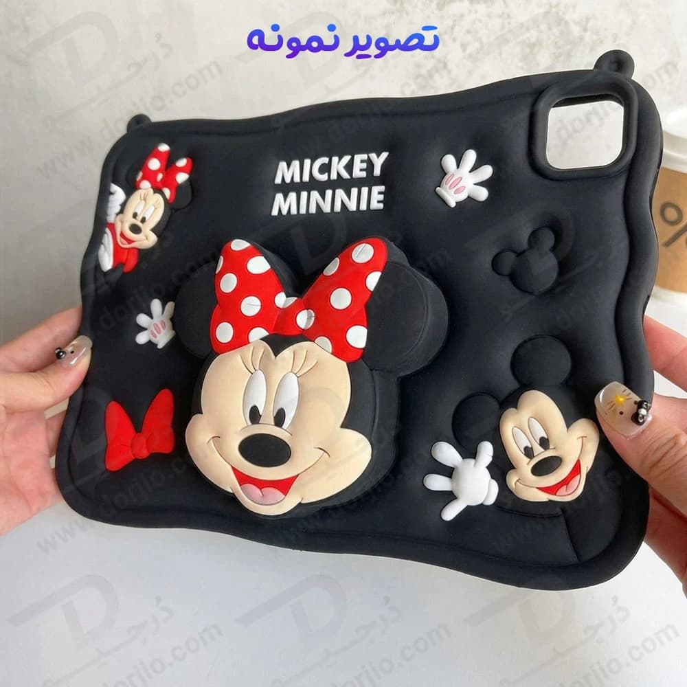 قاب سیلیکونی فانتزی تبلت Samsung A8 10.5 ( X205 ) طرح مینی‌ و‌ میکی‌موس Mickey Minnie — تصویر ۴