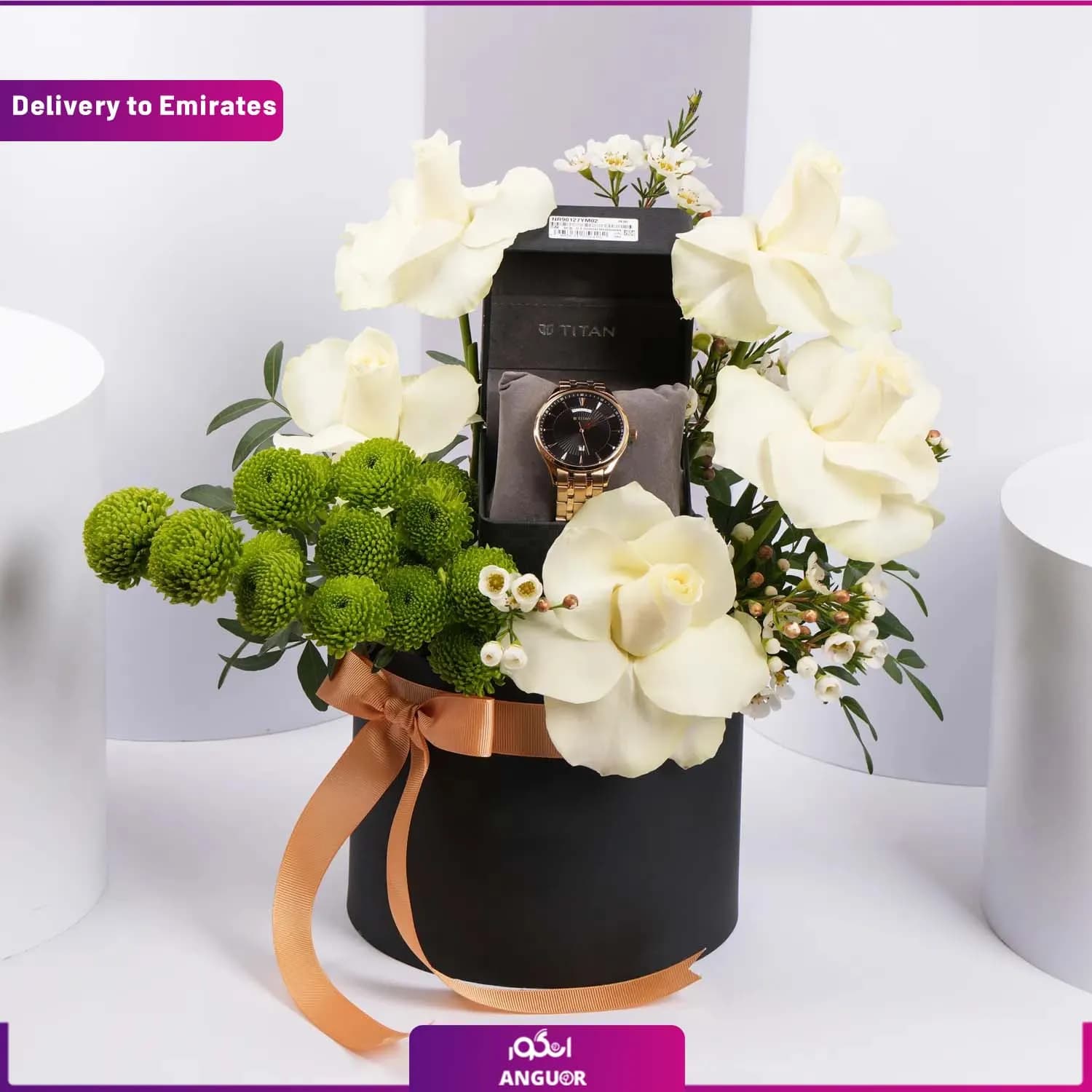 ست هدیه ساعت و گل ( دبی و امارات)
