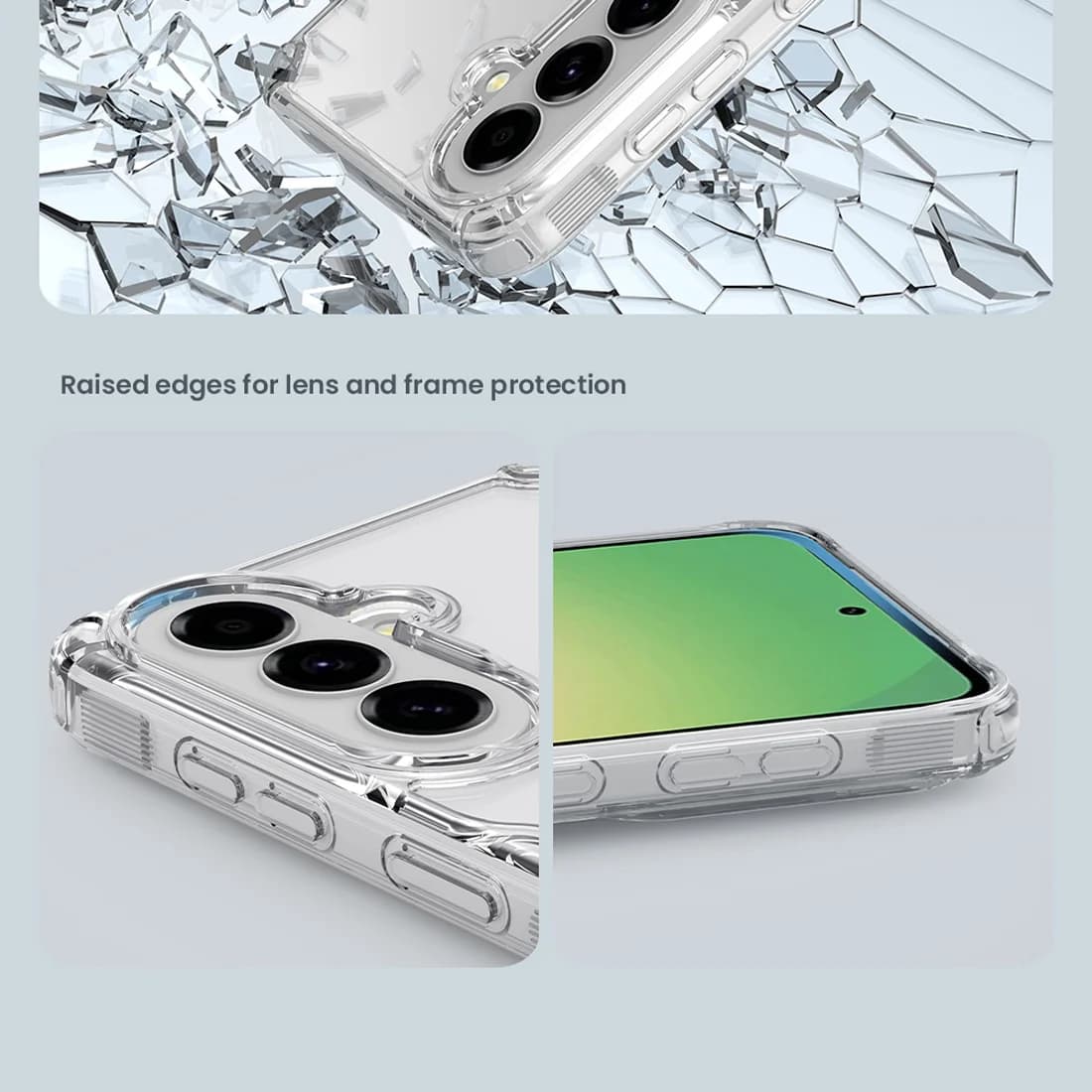 قاب شفاف مگ سیف Galaxy A57 مارک نیلکین مدل Nature TPU Pro Magnetic — تصویر ۹