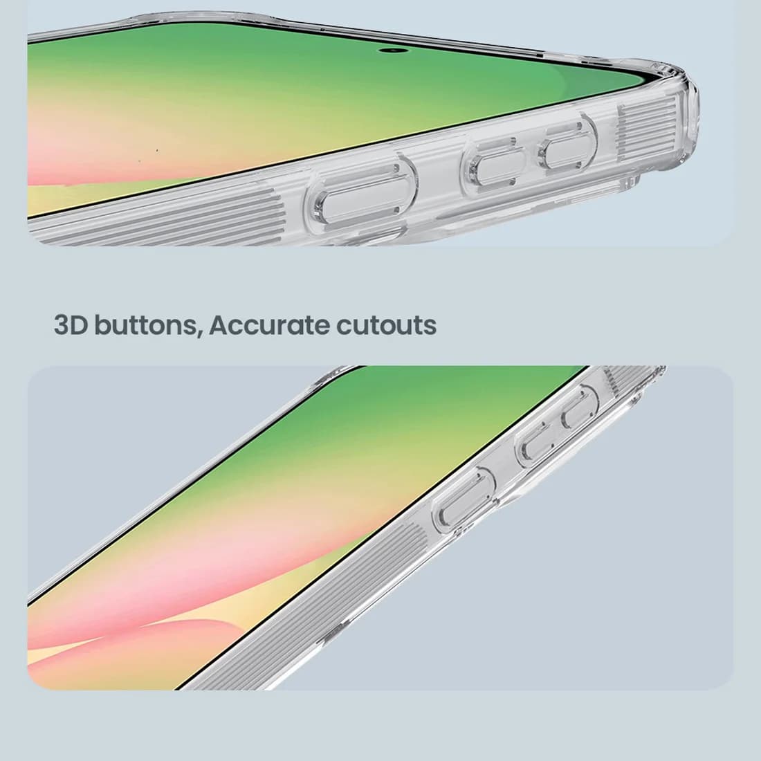 قاب شفاف مگ سیف Galaxy A57 مارک نیلکین مدل Nature TPU Pro Magnetic — تصویر ۶