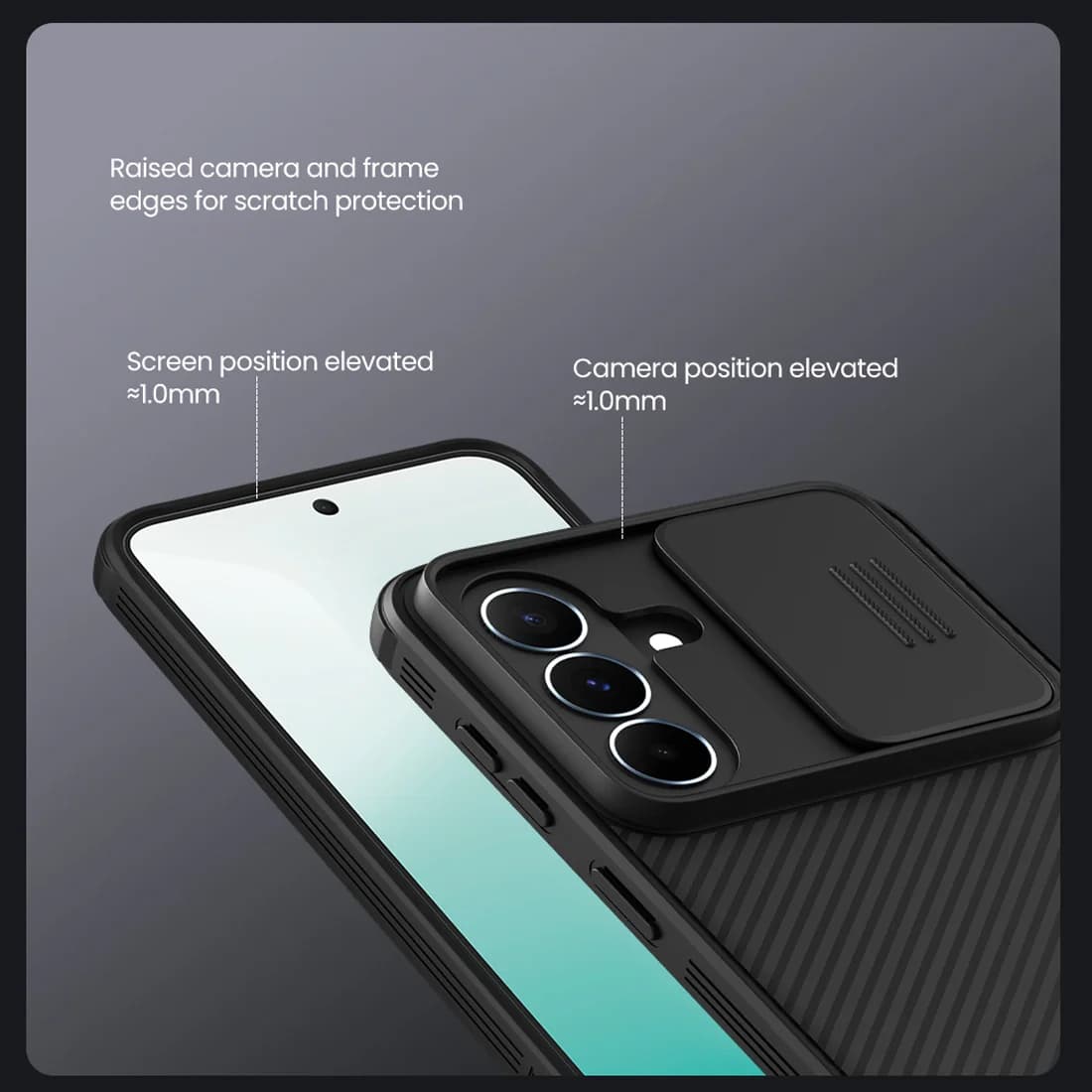 گارد ضدضربه Galaxy A57 مارک نیلکین مدل Camshield Pro — تصویر ۸