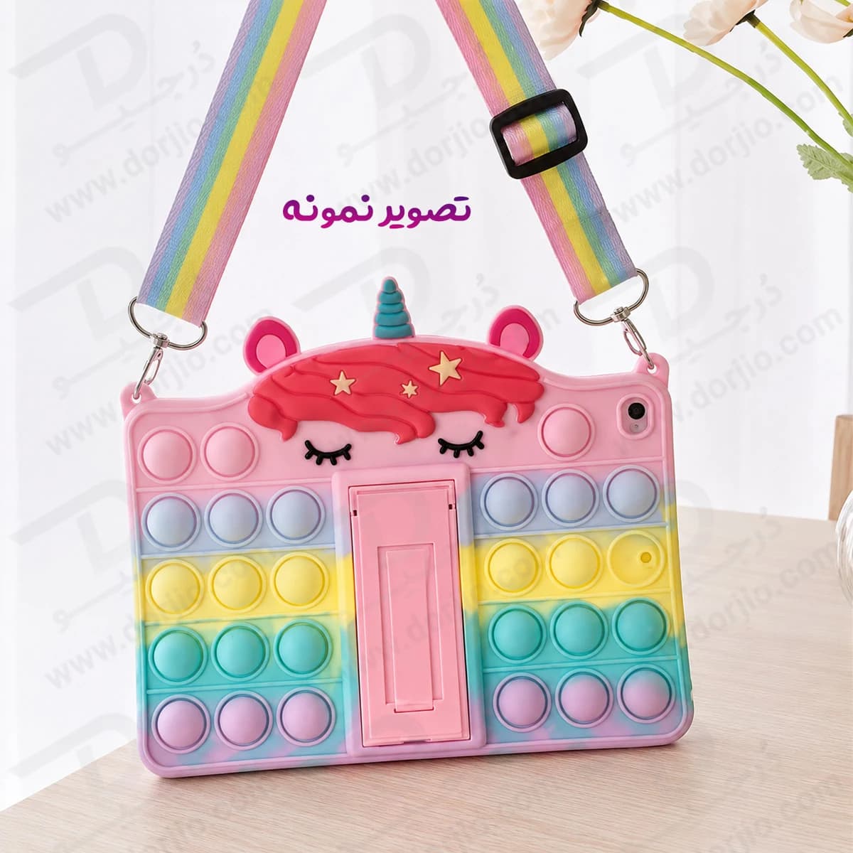 قاب سیلیکونی فانتزی تبلت Samsung A10.1 2019 ( T515 ) | طرح یونیکورن — تصویر ۸
